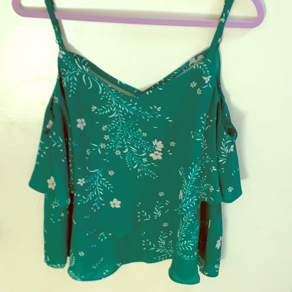 Gorgeous green Torrid Sleeveless Top Size 0
